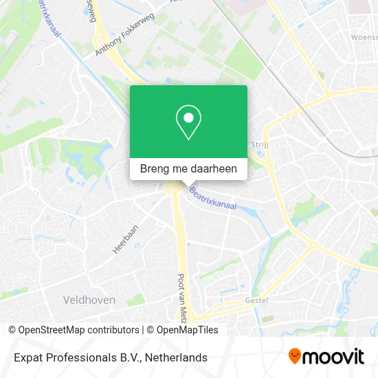 Expat Professionals B.V. kaart