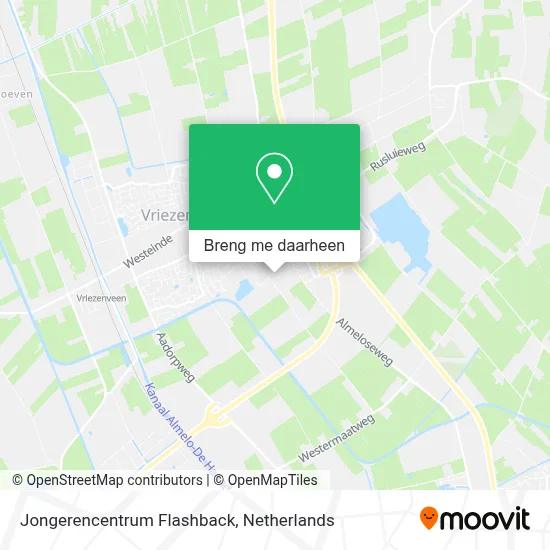 Jongerencentrum Flashback kaart