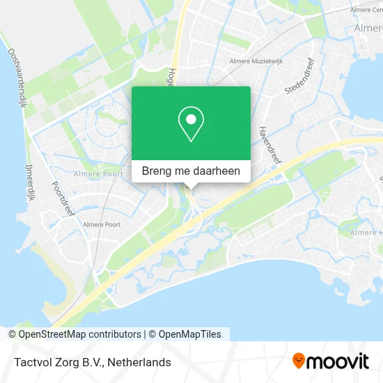 Tactvol Zorg B.V. kaart