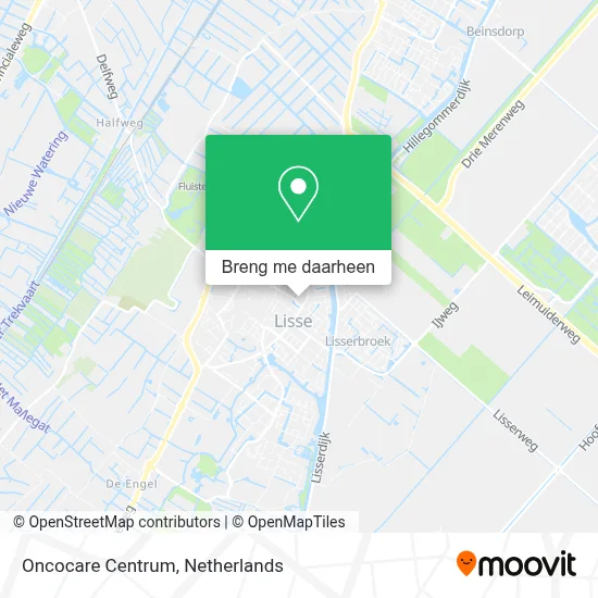Oncocare Centrum kaart