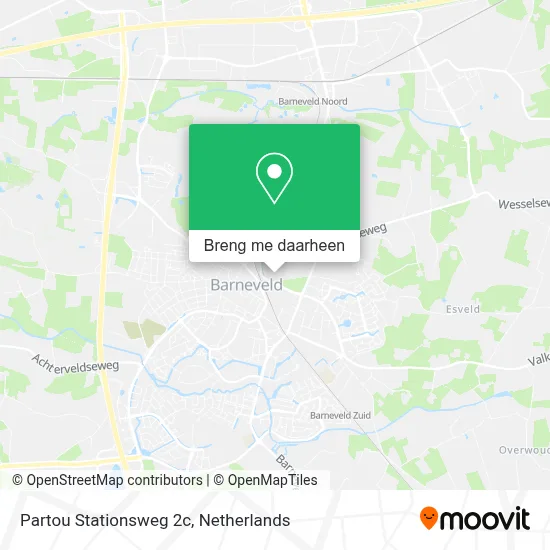 Partou Stationsweg 2c kaart