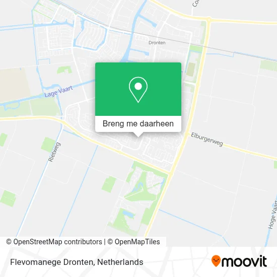 Flevomanege Dronten kaart