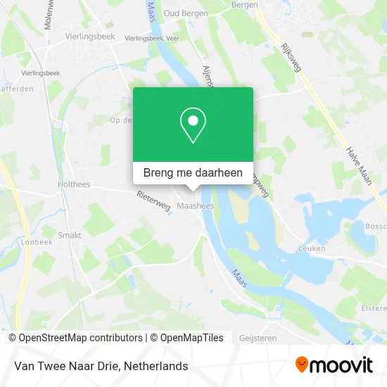 Van Twee Naar Drie kaart