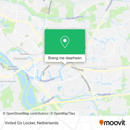 Vinted Go Locker kaart