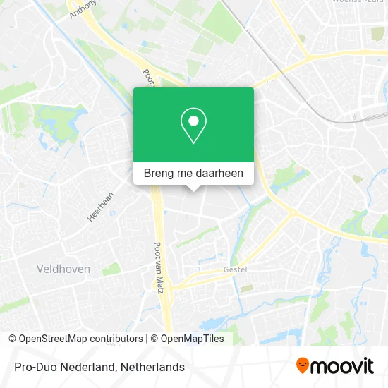 Pro-Duo Nederland kaart