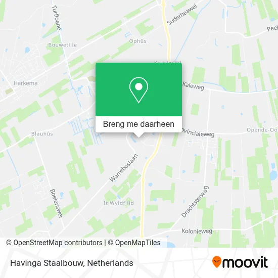 Havinga Staalbouw kaart