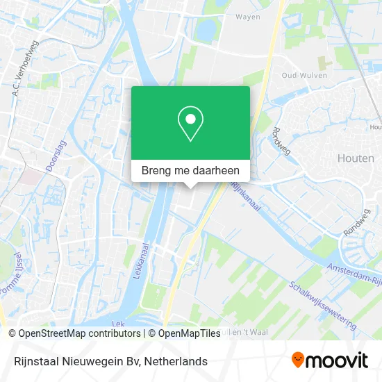 Rijnstaal Nieuwegein Bv kaart