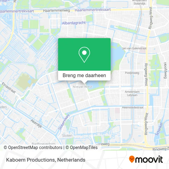 Kaboem Productions kaart