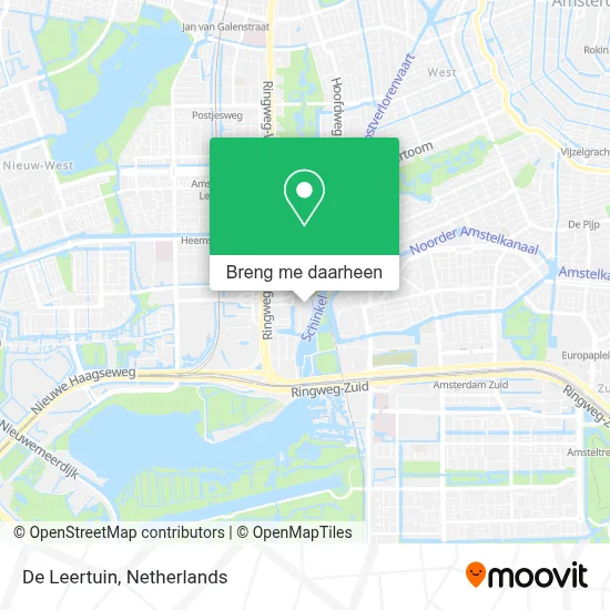 De Leertuin kaart