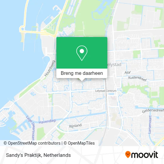 Sandy's Praktijk kaart
