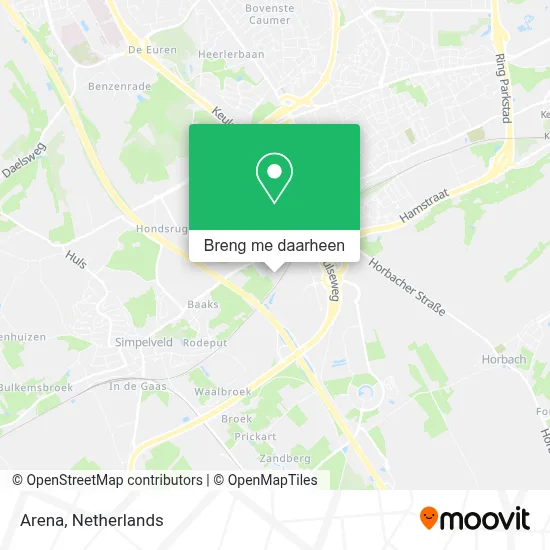 Arena kaart