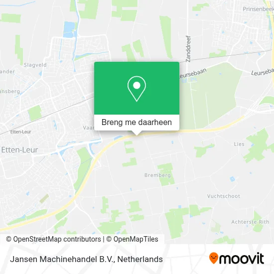 Jansen Machinehandel B.V. kaart