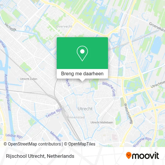 Rijschool Utrecht kaart