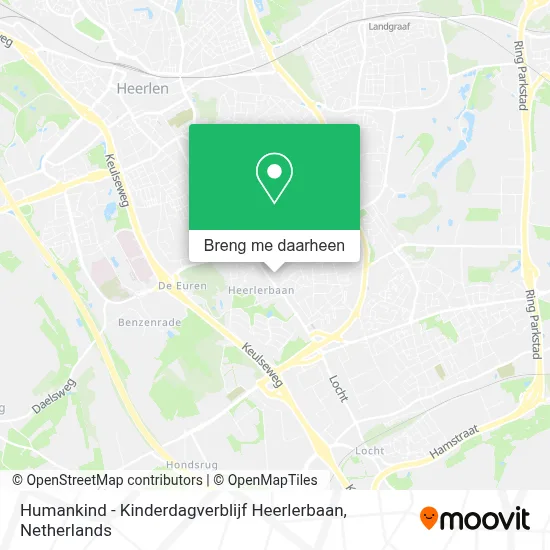 Humankind - Kinderdagverblijf Heerlerbaan kaart