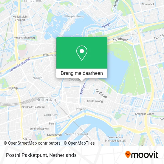 Postnl Pakketpunt kaart