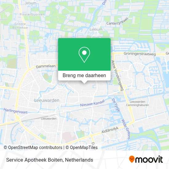 Service Apotheek Boiten kaart