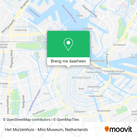 Het Muizenhuis - Mini Museum kaart
