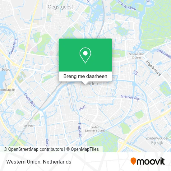 Western Union kaart