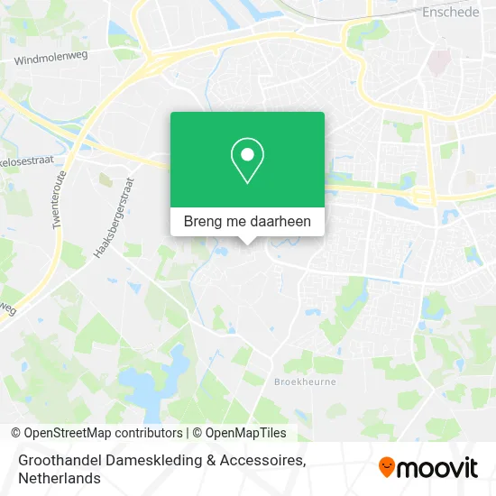 Groothandel Dameskleding & Accessoires kaart