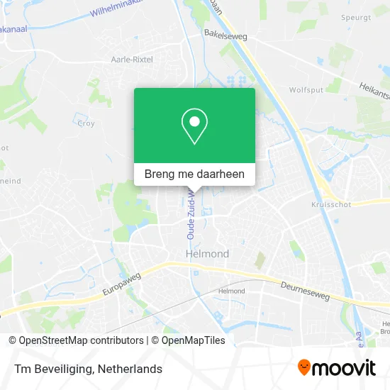 Tm Beveiliging kaart