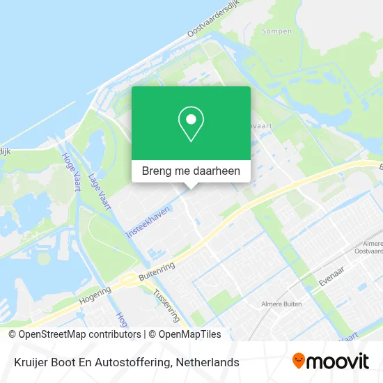 Kruijer Boot En Autostoffering kaart
