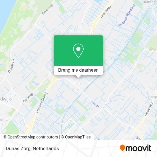 Dunas Zorg kaart