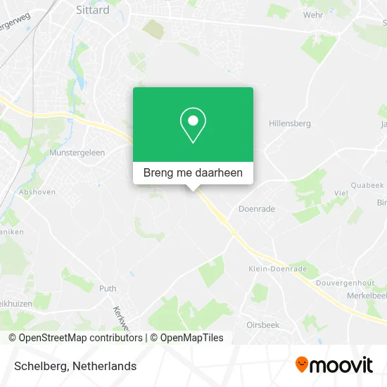 Schelberg kaart