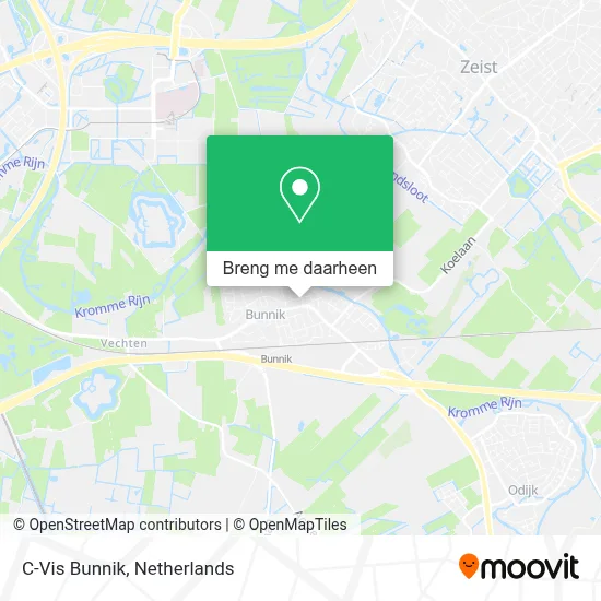 C-Vis Bunnik kaart