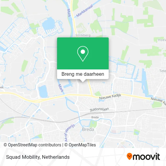 Squad Mobility kaart