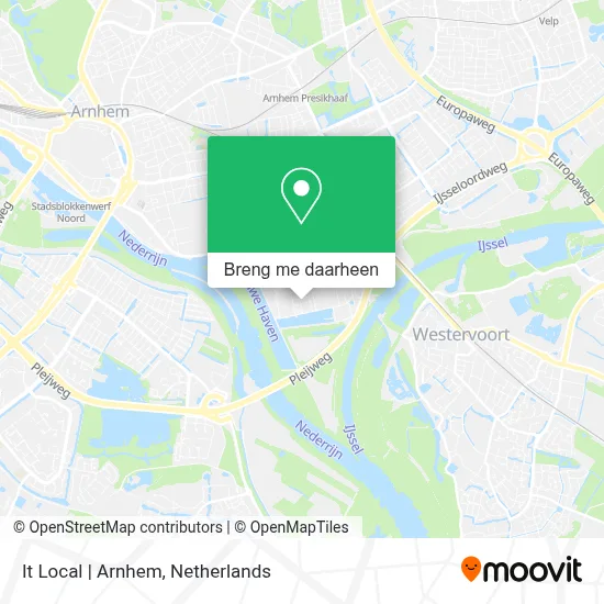 It Local | Arnhem kaart