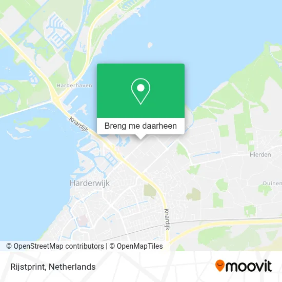Rijstprint kaart