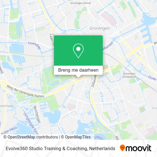 Evolve360 Studio Training & Coaching kaart