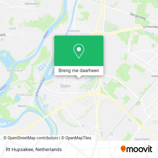 Rt Hupsakee kaart