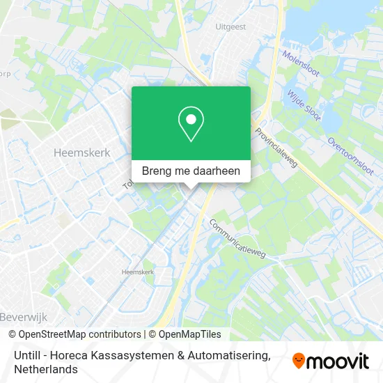 Untill - Horeca Kassasystemen & Automatisering kaart