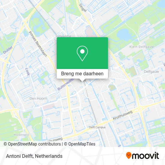 Antoni Delft kaart