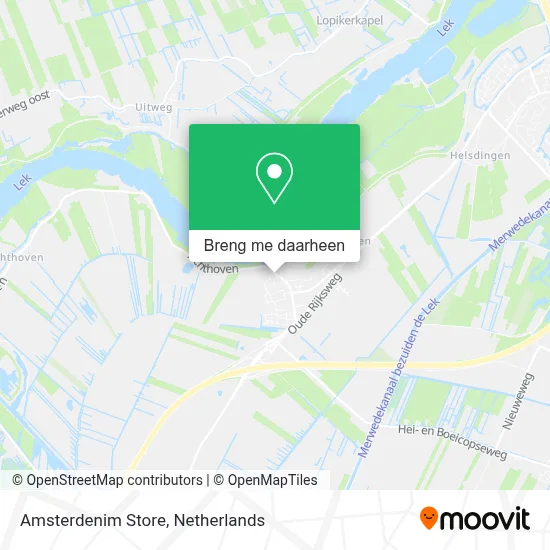 Amsterdenim Store kaart