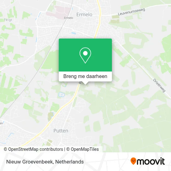 Nieuw Groevenbeek kaart