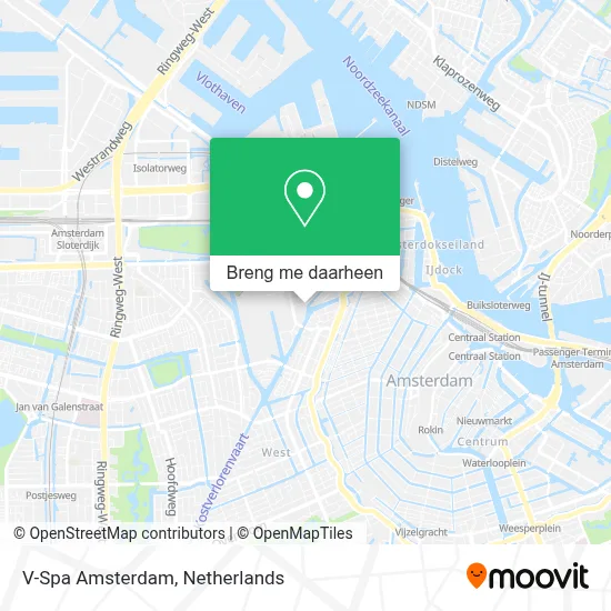 V-Spa Amsterdam kaart
