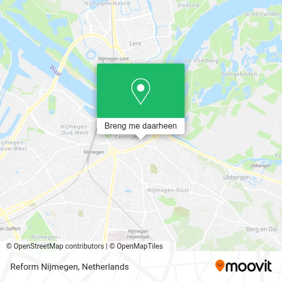 Reform Nijmegen kaart