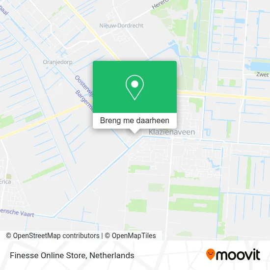 Finesse Online Store kaart
