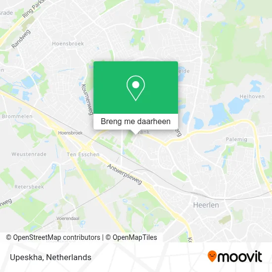 Upeskha kaart
