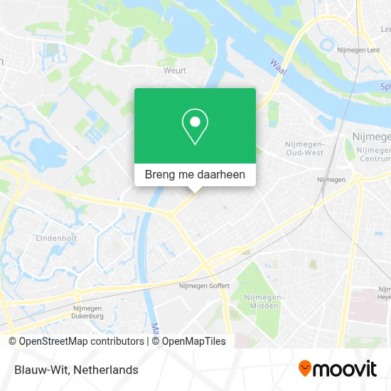 Blauw-Wit kaart