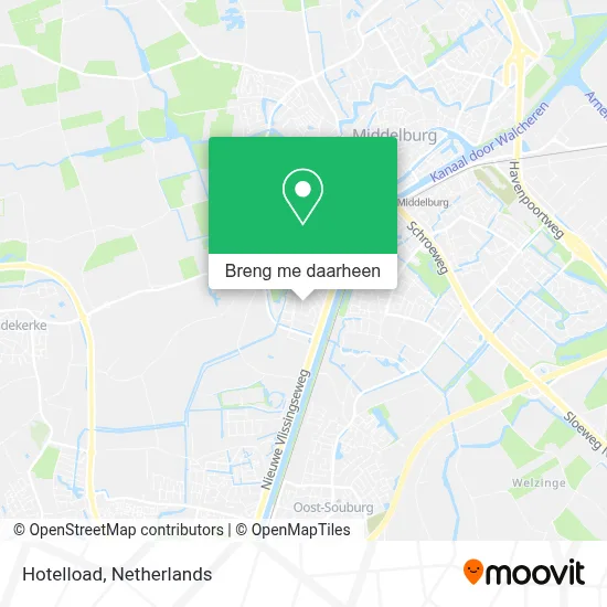 Hotelload kaart