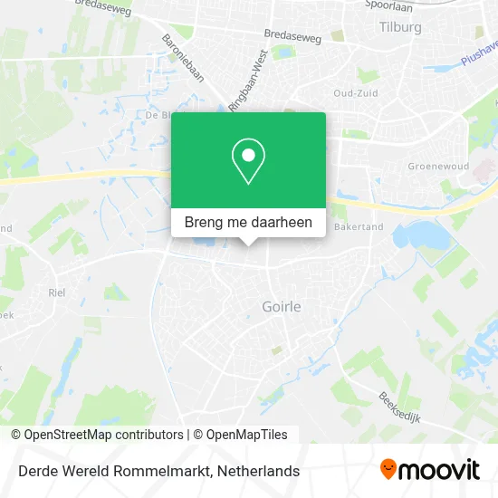 Derde Wereld Rommelmarkt kaart