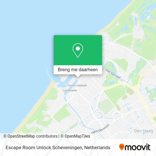 Escape Room Unlock Scheveningen kaart