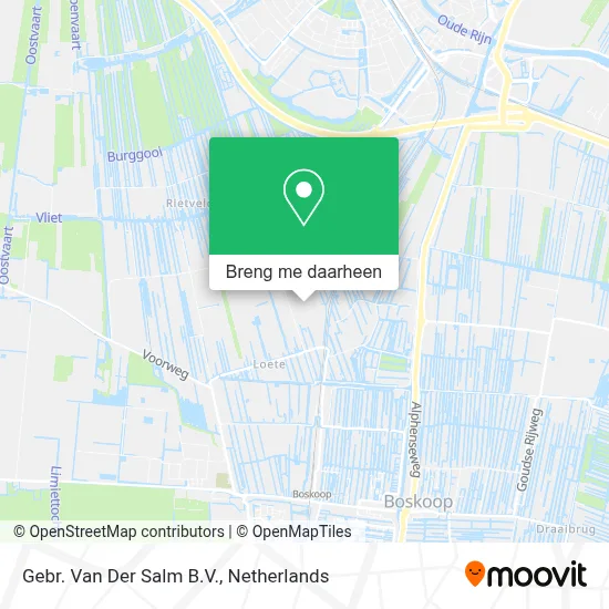 Gebr. Van Der Salm B.V. kaart