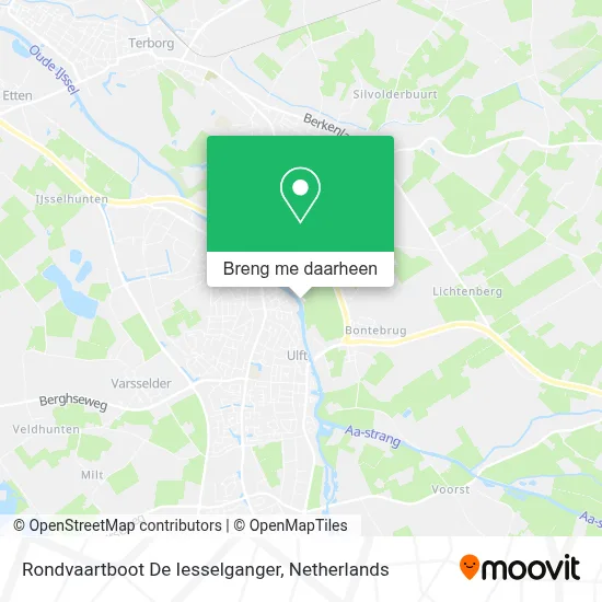 Rondvaartboot De Iesselganger kaart