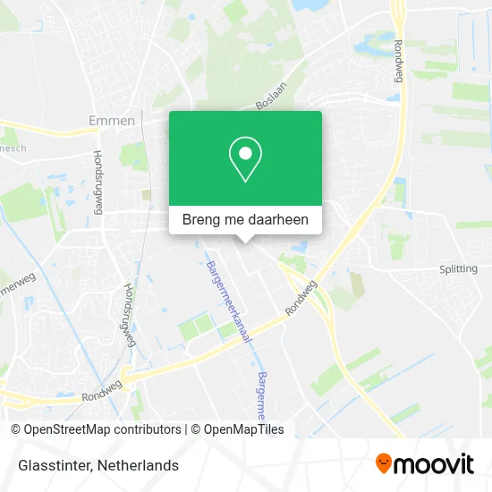 Glasstinter kaart