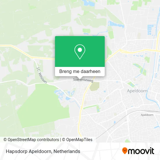 Hapsdorp Apeldoorn kaart