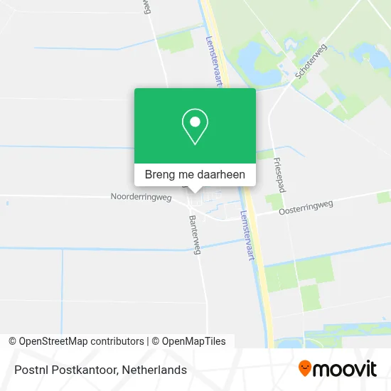 Postnl Postkantoor kaart